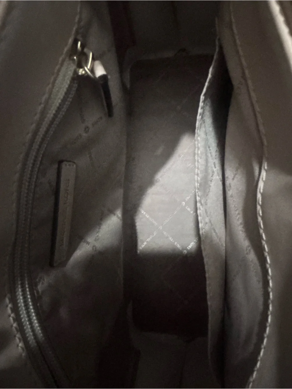 Michael Kors Neutral Beige Tote with Belt Accent